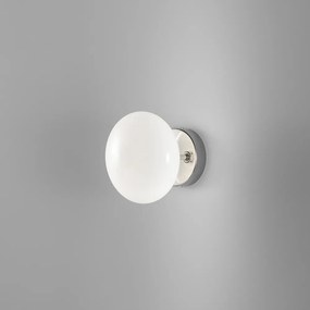 Applique 1 luce  cromo satinato - 260.301 -  collezione Dolce di Metal Lux Bianco