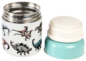 Borraccia termica blu/color crema 280 ml Prehistoric Land – Rex London