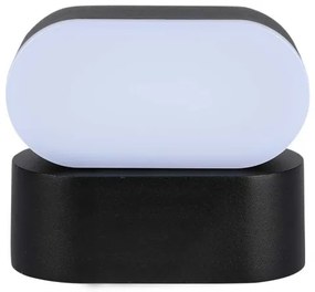 LED da esterno flessibile Applique LED/5W/230V 3000K IP65 nero