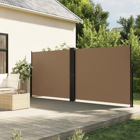 Tenda Da Sole Laterale Retrattile Tortora 180x600 Cm /