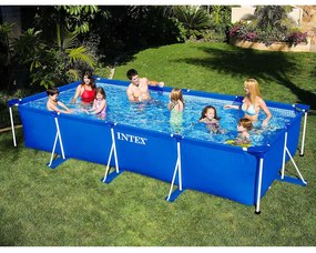 Bestway - Intex Piscina fuoriterra rettangolare con struttura acciaio 450x220xh84cm 28273