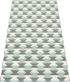 Passatoia da interno/esterno verde/turchese 70x160 cm Dana Army – Pappelina