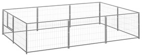 Gabbia Per Cani Argento 6 M² İn Acciaio /