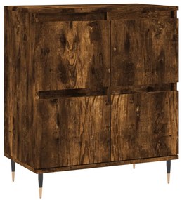 Credenza rovere fumo 60x35x70 cm in legno multistrato