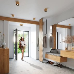 Lampada da Soffitto in Legno BASIC 1 con base AR111