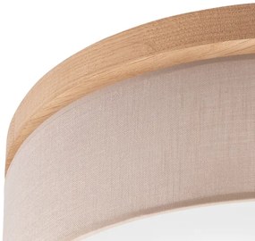 Brilagi - LED Plafoniera BELLADONNA 3xE27/15W/230V beige/quercia