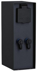 Paulmann 94700 - Colonna presa esterna RIO 2Z SCHUKO 230V IP44