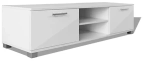 Mobile tv bianco laccato lucido 120x40,3x34,7 cm