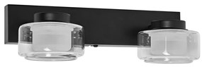 Ledvance-Applique a LED da bagno ORBIS FLAME 2xLED/5,5W/230V IP44 nero