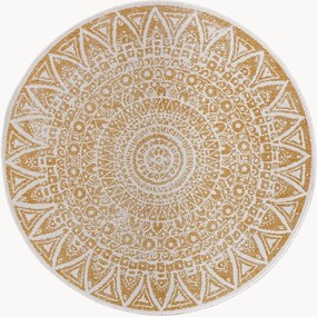 Tappeto rotondo reversibile da interno-esterno Lilja