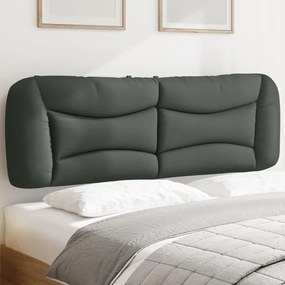 Cuscino Testiera Grigio Scuro 160 Cm İn Tessuto /