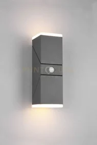 Applique esterno avon led 2 diffusori orientabili ip54 h.28cm con ...
