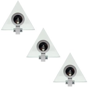 SET 3x Faretto PYRAMID 3xG4/20W/230V/12V