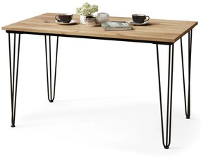 HAIRPIN S-120 Rovere Craft Gold - TAVOLO LOFT PER CUCINA SALA DA PRANZO SALONE