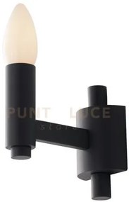 Applique a parete karol grigia 1 luce attacco e14 3x12,5x11,6cm in...