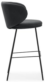 Set di sbagelli da bar in grigio scuro 2 pz (altezza della seduta 65 cm) Rush – Marckeric