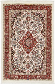 Isfahan Tappeto 140x90 (Iran) Annodato A Mano