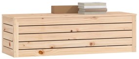 Contenitore portaoggetti 109x36,5x33 cm legno massello pino
