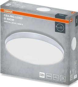 Osram - Plafoniera LED CEILING LUXO LED/36W/230V, diam. 49 cm, argento