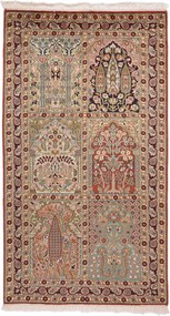 Cashmere Silk Tappeto 80 x 140 (Indian) Annodato A Mano