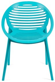Sedia da giardino in plastica turchese Joanna - Bonami Selection