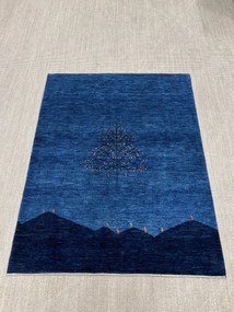 Loribaft Tappeto persiano 160x200 Blu (Iran) Annodato A Mano