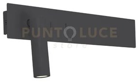 Applique led nero da lettura antiriflesso
