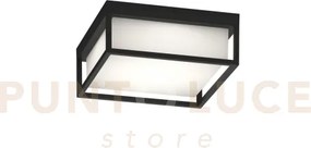 Osaka applique plafoniera quadra 25cm 4 luci attacco gx53 nero ip54