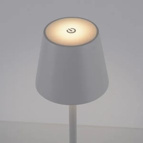 Leuchten Direkt 19250-16-LED Lampada ricaricabile da esterno EURIA LED/3W/5V IP54 bianco