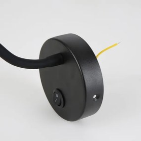 Brilagi -LED Lampada da parete flessibile dimmerabile MAYA 1xG9/4W/230V nero/oro