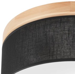 Brilagi - LED Plafoniera BELLADONNA 2xE27/15W/230V nero/pino