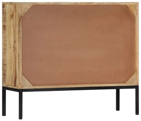 Credenza 88x30x71 cm legno massello di mango