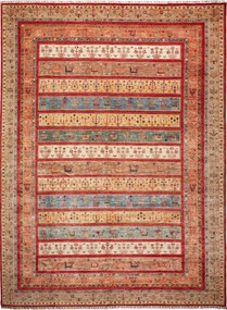 Samarkand Tappeto 410x300 Grigio (Pakistan) Annodato A Mano