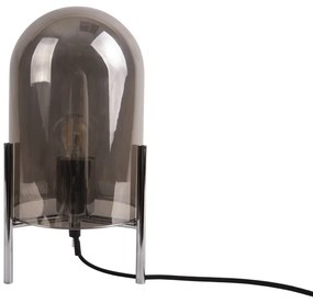 Lampada da tavolo in vetro grigio Vetro Bell - Leitmotiv