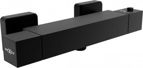 Mexen Cube rubinetto doccia termostatico, nero - 77200-70