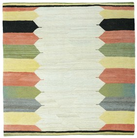 Kilim Tappeto persiano 110x110 Beige (Iran) Tessuto A Mano