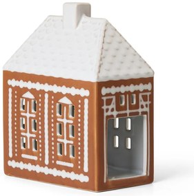 Portacandela in ceramica per lumino Gingerbread Lighthouse – Kähler Design