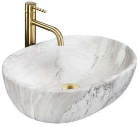 Lavabo da appoggio Rea Amelia ASH MATT