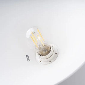 Sollux SL.1325 - Lampadario a sospensione con filo ZUMA 1xE27/15W/230V diametro 30 cm bianco