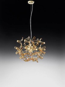 3-light suspension lamp - gold - 205.140- Astro Collection - Metal Lux Ambra