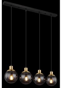 Globo 15860-4H - Lampadario a sospensione con filo POTTER 4xE27/25W/230V