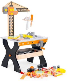 Laboratorio in legno per bambini, tavolo degli attrezzi ECOTOYS