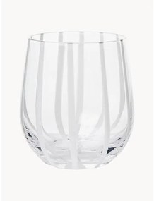Bicchiere in vetro soffiato Stripe