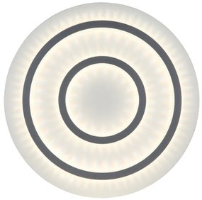 Globo 48042-60W - JAYDEN Lampada da soffitto LED dimmerabile 60W/230V, Ø55 cm, Bianca + Telecomando