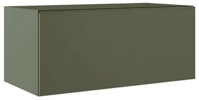 Mobile da bagno sospeso sotto lavabo L 80 x H 35 x P 45 cm marrone laccato opaco, 1 cassetto VISOBATH element