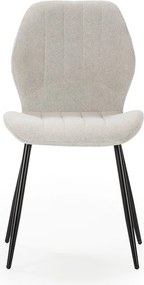 Set di sedie da pranzo color color crema 4 pz Milu - Marckeric