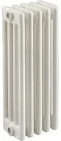 Radiatore acqua calda EQUATION Tubolare in acciaio 4 colonne, 4 elementi interasse 53.5 cm, bianco