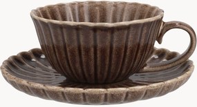 Set di 6 tazze con piattino Lotus