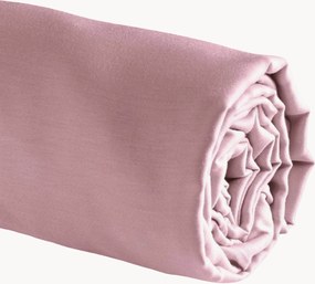 Lenzuolo con angoli boxspring in raso di cotone Uni