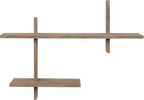 Scaffale a castello in legno di pino in colore naturale Ovada - House Nordic